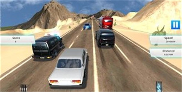  繁忙道路赛车