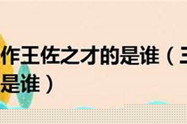 王佐之才的谋士是谁