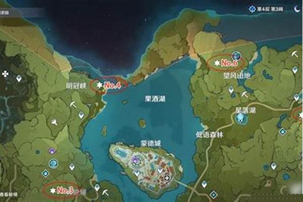 原神蒙德地灵龛位置