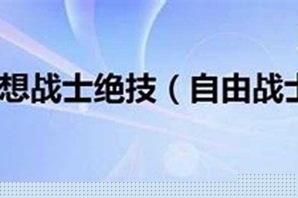 自由战士秘籍大全