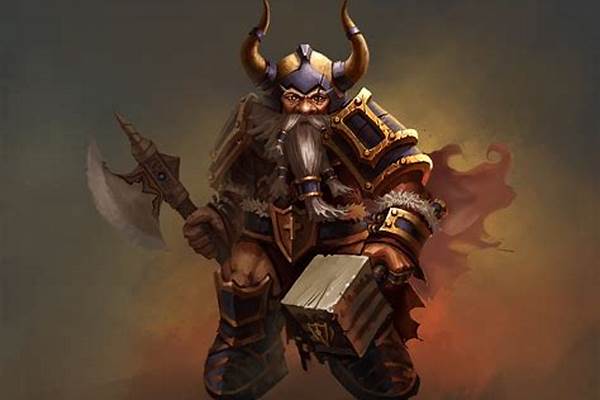矮人战士和人类战士