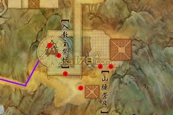 荻花宫前山沙利亚位置