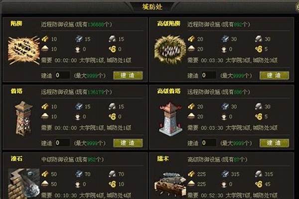 烽火战国野地会出什么装备