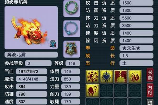 超级赤焰兽怎么加点