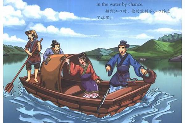 刻舟求剑是人人皆知的典故嘛
