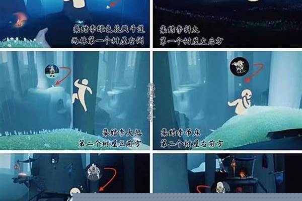 光遇雨林先祖位置及对应动作