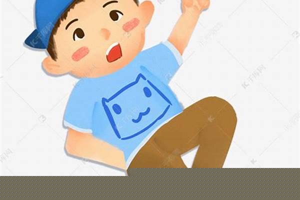 带蓝色帽子的小男孩公仔
