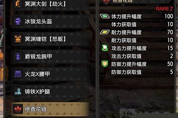 怪物猎人大剑升级路线