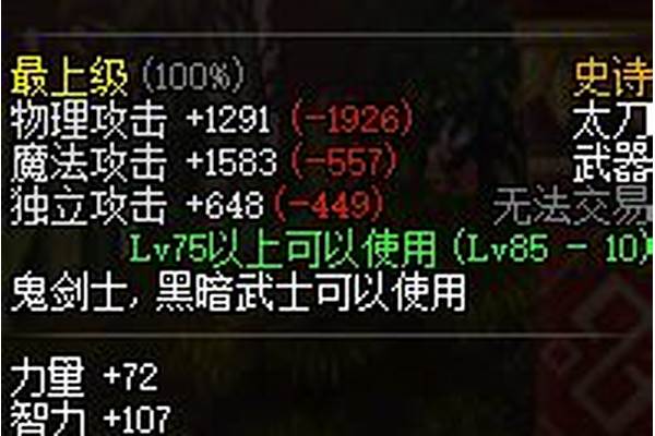 黑暗武士带什么防具比较好
