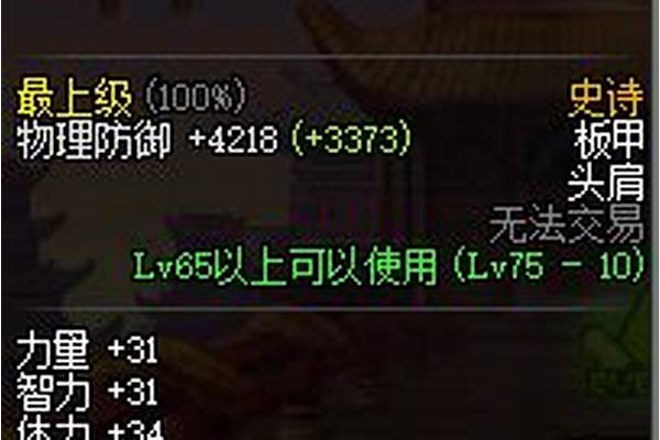 黑暗武士选什么防具